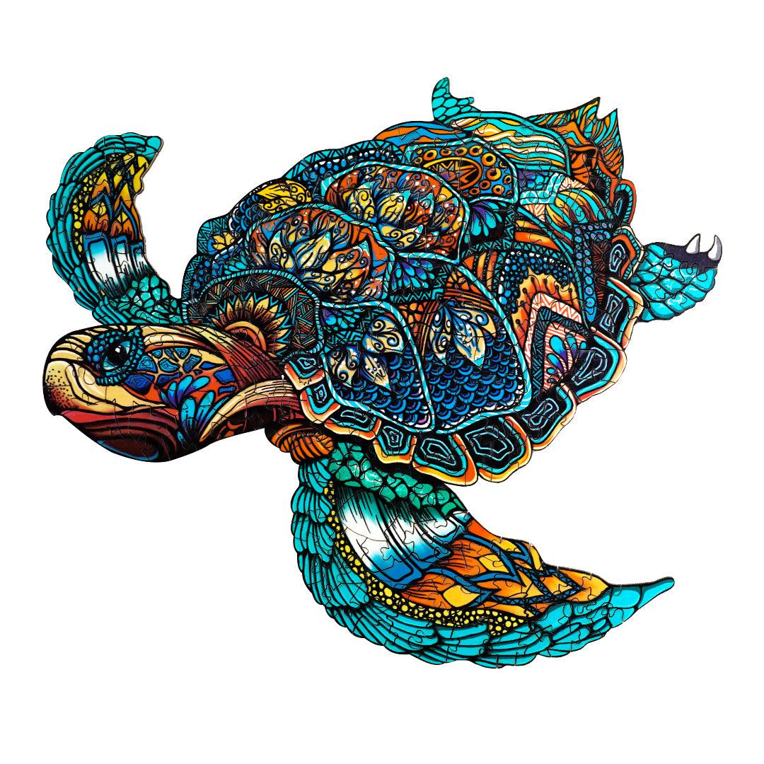 Resolute Turtle Wooden Jigsaw Puzzle - Woodbests