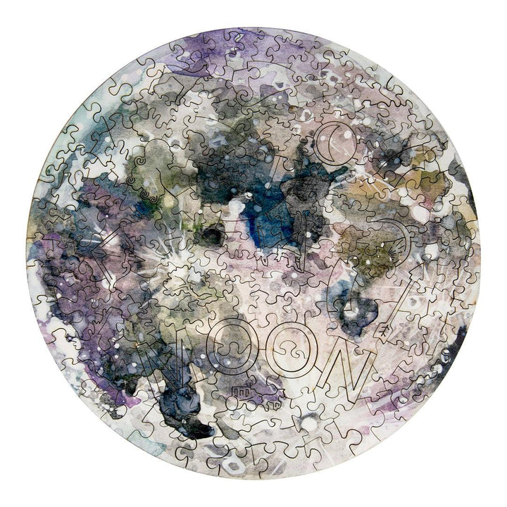 Moon Wooden Jigsaw Puzzle