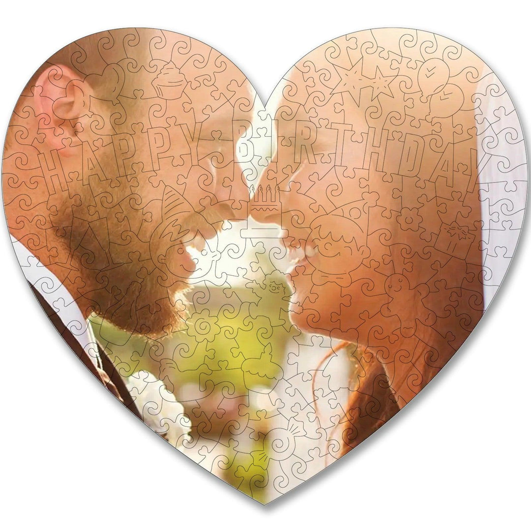 Personalized Photo Puzzles For Wedding Memory - Woodbests