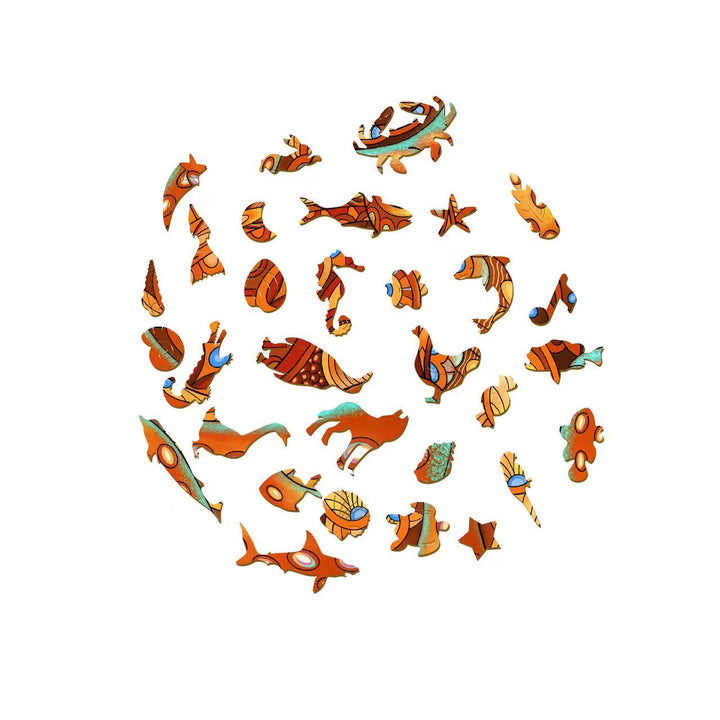 Big Octopus Wooden Jigsaw Puzzle