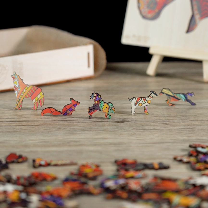Fine horse Wooden Jigsaw Puzzle