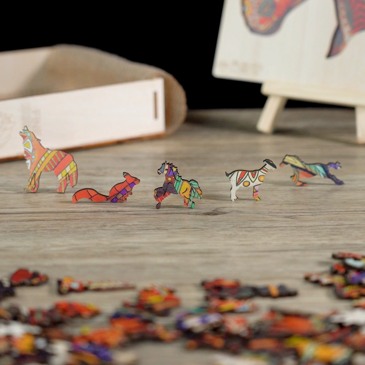 Fine horse Wooden Jigsaw Puzzle