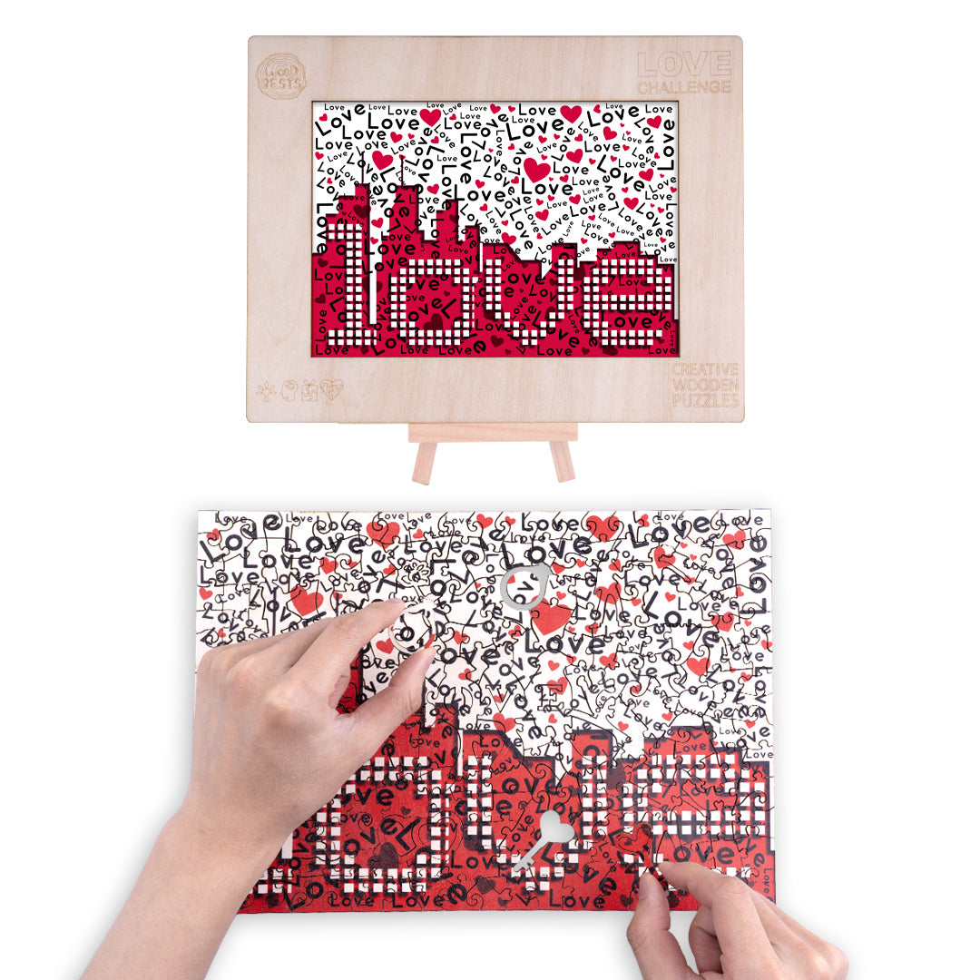 Love Challenge Wooden Jigsaw Puzzle