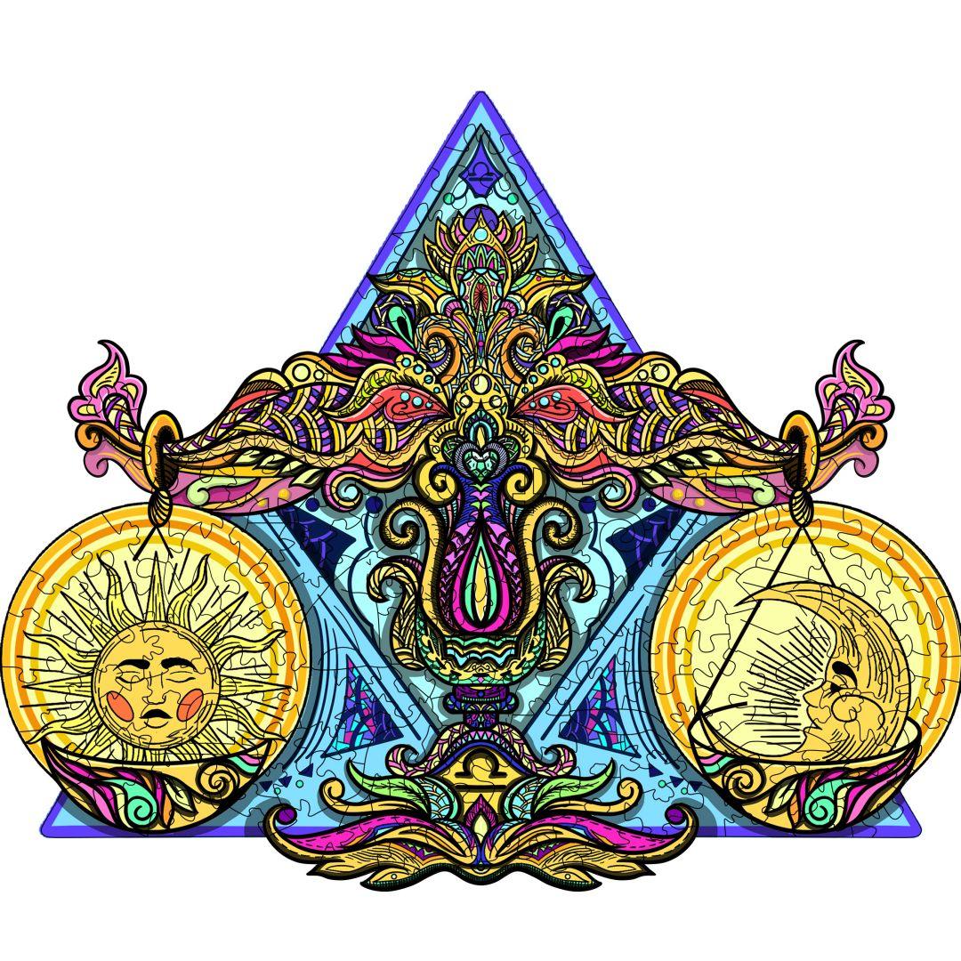 Constellation Libra Wooden Jigsaw Puzzle