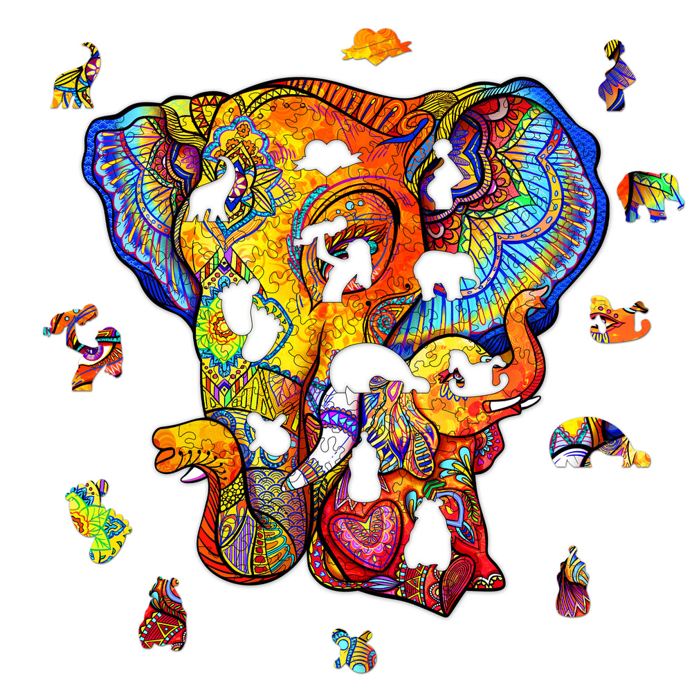Maternal Love Wooden Jigsaw Puzzle