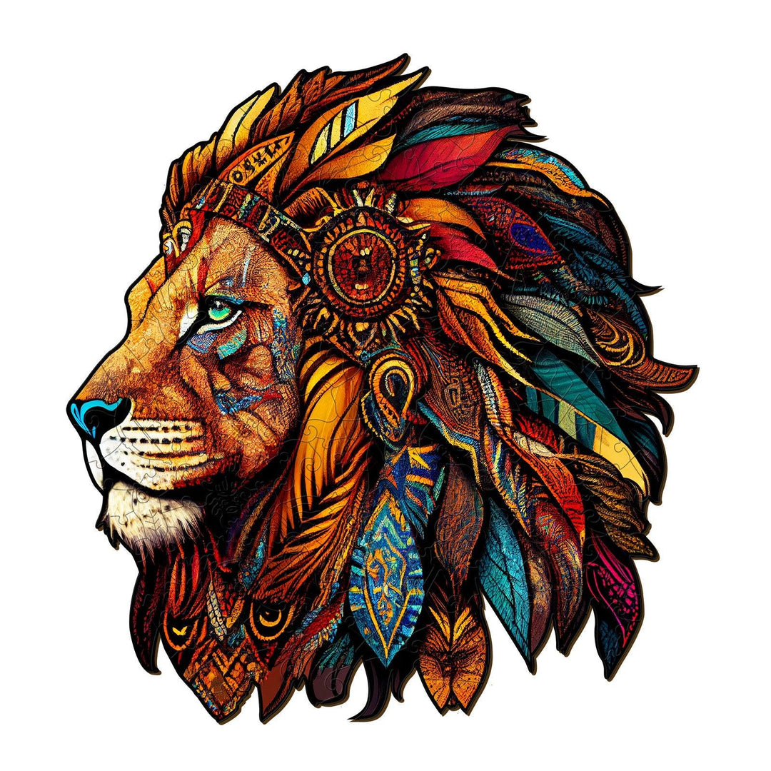 The Jungle King-2 Wooden Jigsaw Puzzle