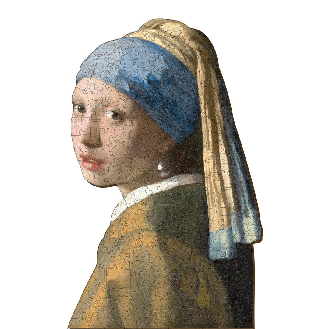 Vermeer's Girl with a Pearl Earring - Woodbests