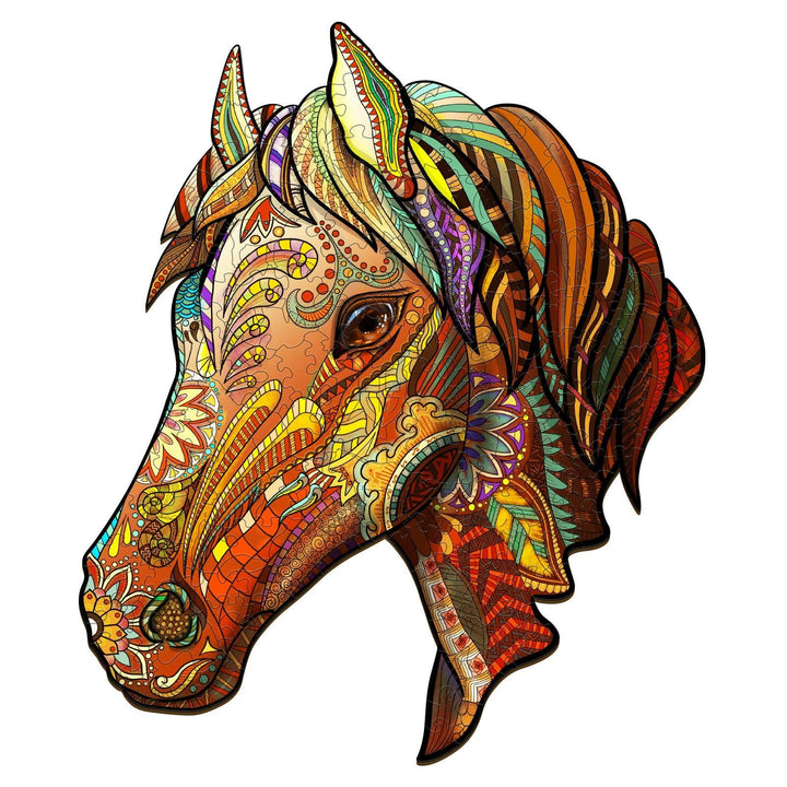 Fine horse Wooden Jigsaw Puzzle
