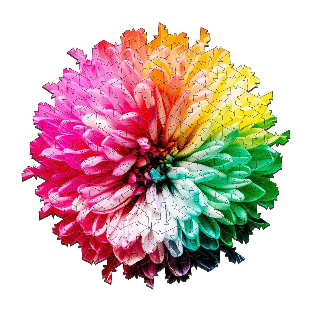 Blooming Flowers Wooden Jigsaw Puzzle