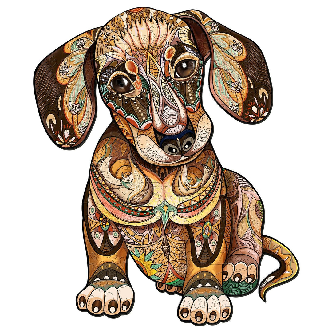 Dachshund Wooden Jigsaw Puzzle - Woodbests