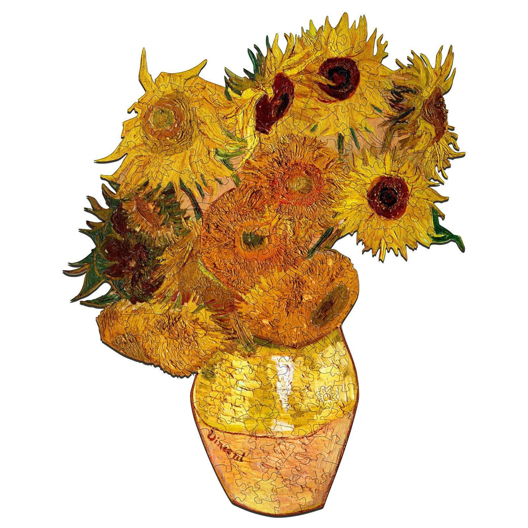 Vincent's Sunflowers Wooden Jigsaw Puzzle - Woodbests