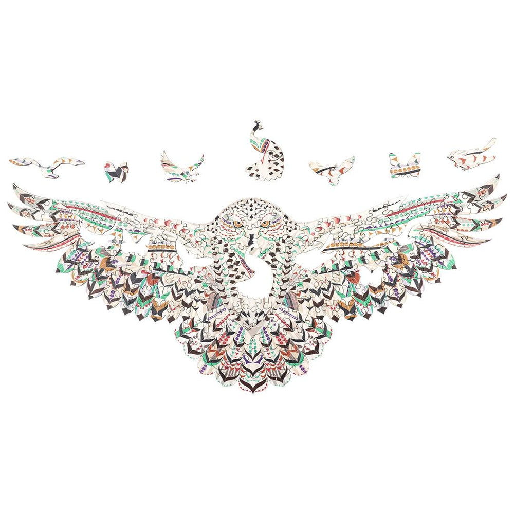 Snowy Owl Wooden Jigsaw Puzzle