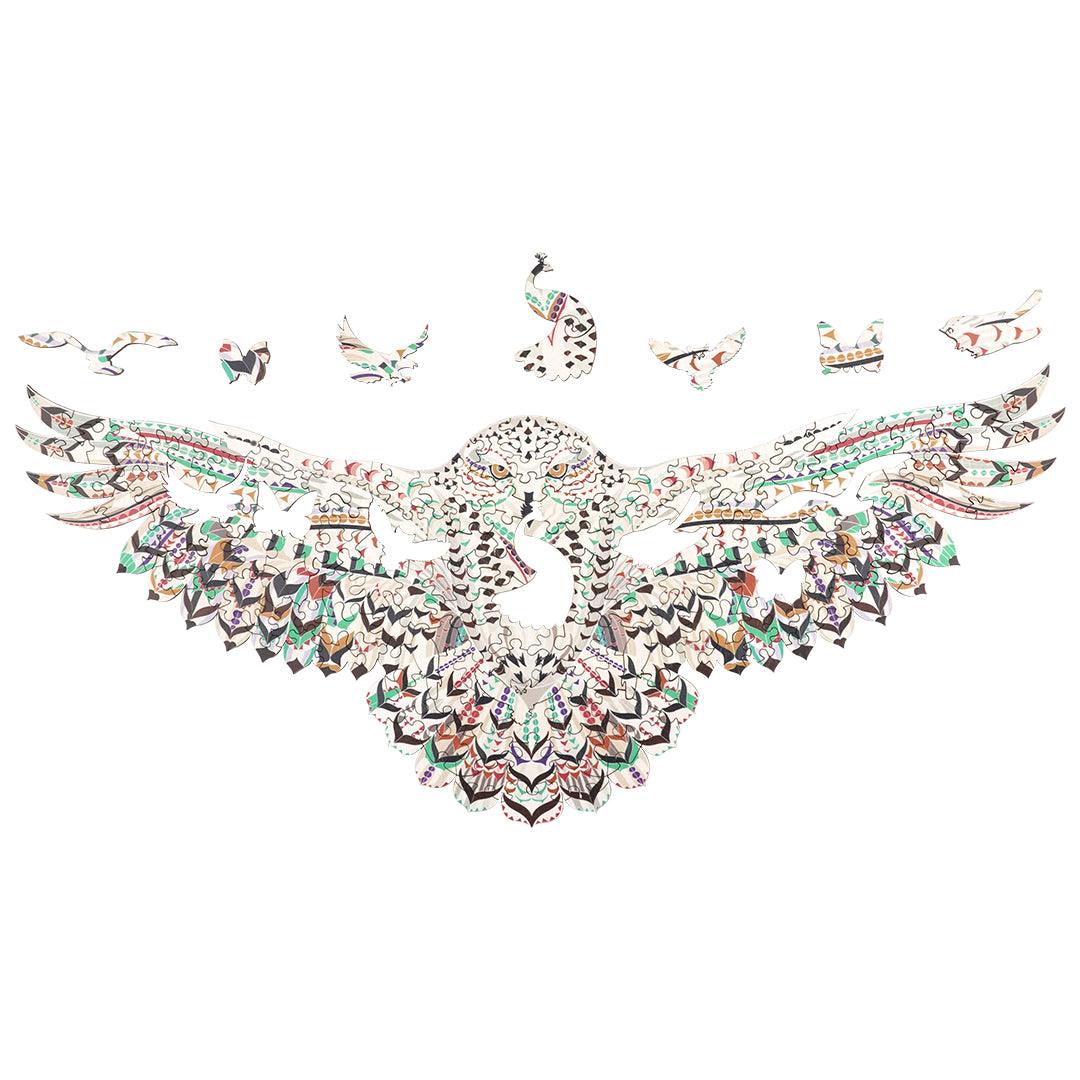 Snowy Owl Wooden Jigsaw Puzzle