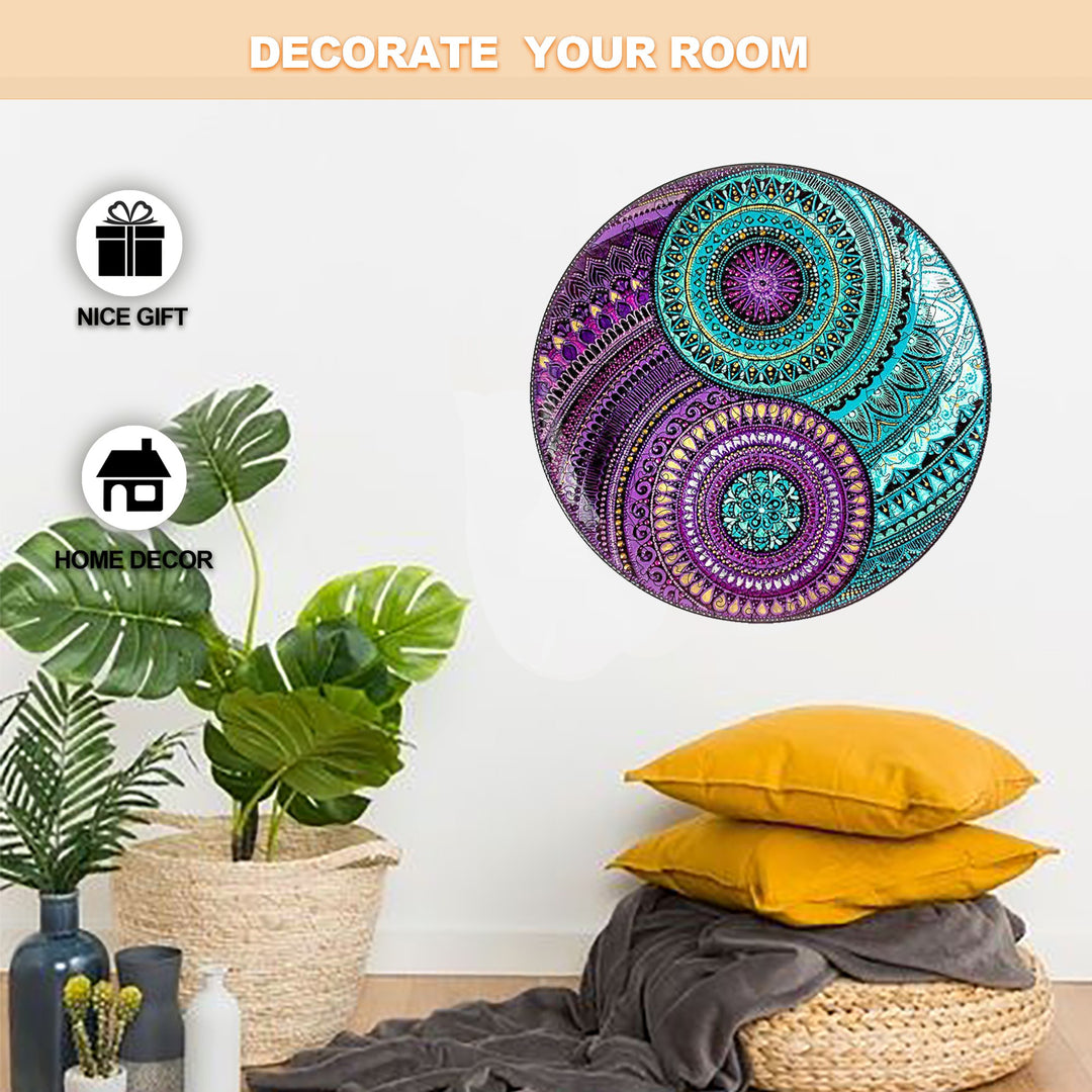 Yin Yang Mandala Wooden Jigsaw Puzzle
