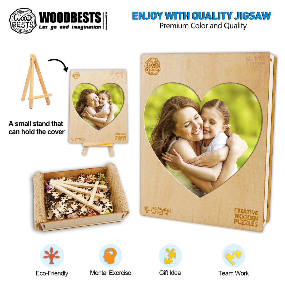 Mother's Memory Personalized Photo Wooden Puzzles