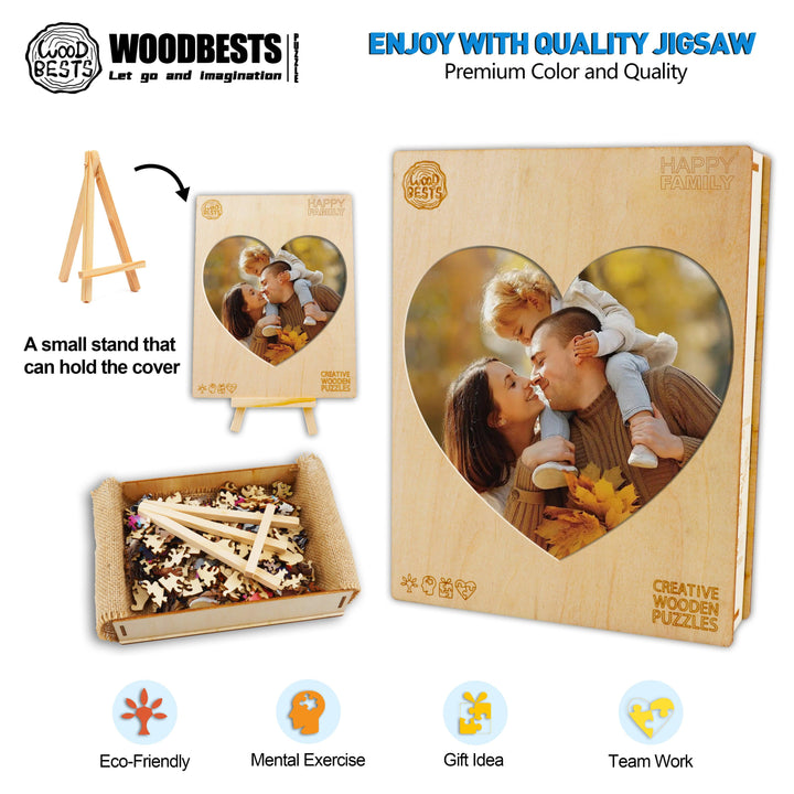 Family Portrait Personalized Photo Puzzles