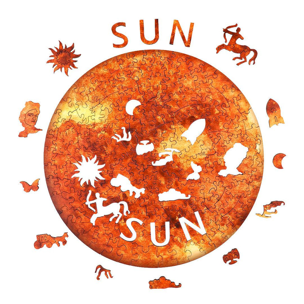 The Sun Wooden Jigsaw Puzzle