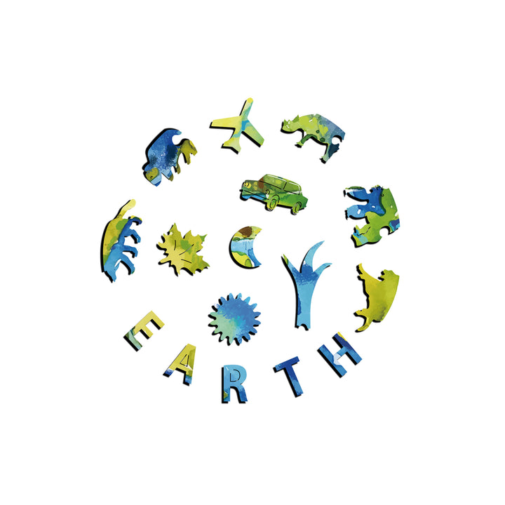"Only One Earth" Environmental Friendly Jigsaw Puzzle