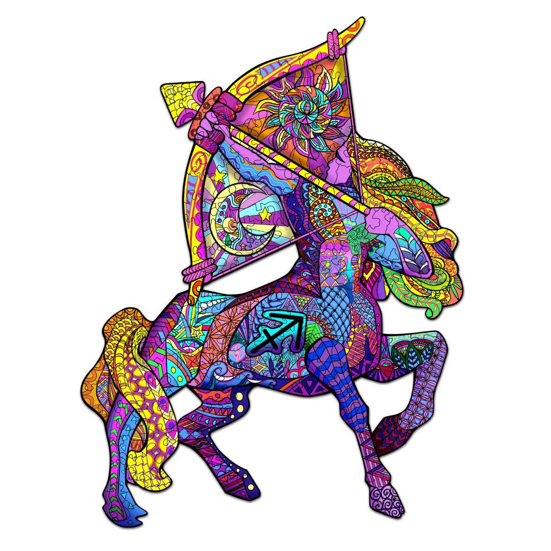Constellation Sagittarius Wooden Jigsaw Puzzle