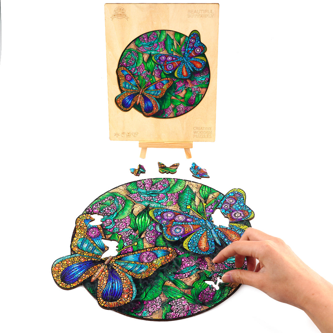Beautiful Butterfly Wooden Jigsaw Puzzle