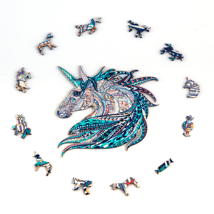 Fantastic Unicorn Wooden Jigsaw Puzzle