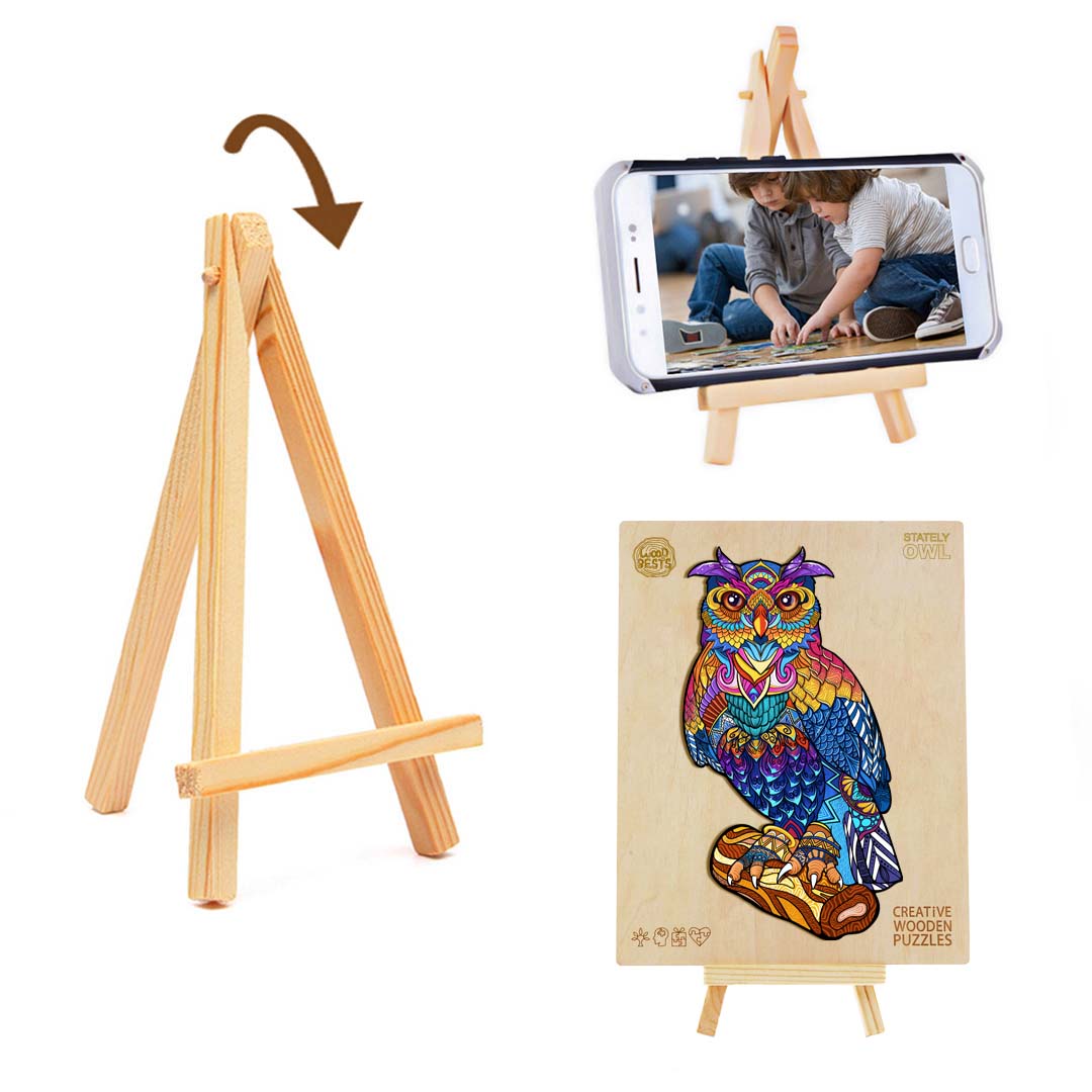 Stately Owl Wooden Jigsaw Puzzle