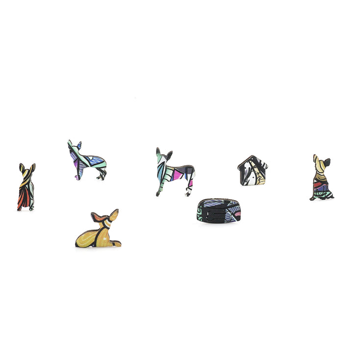 Gentlemen Dog Wooden Jigsaw Puzzle