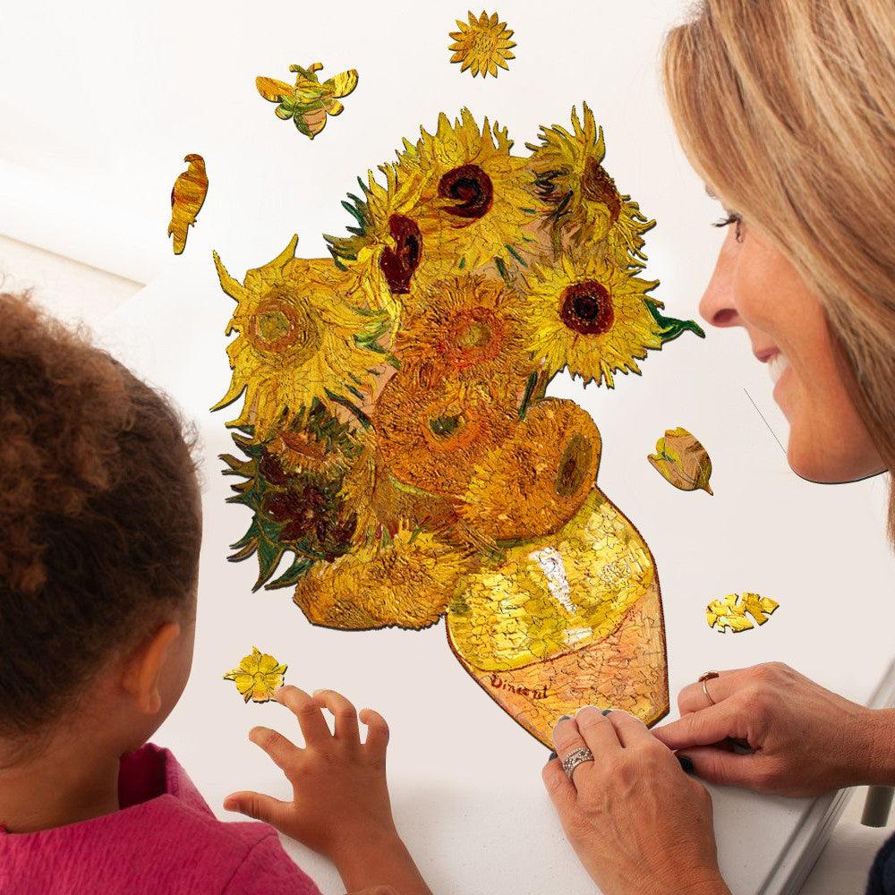 Vincent's Sunflowers Wooden Jigsaw Puzzle