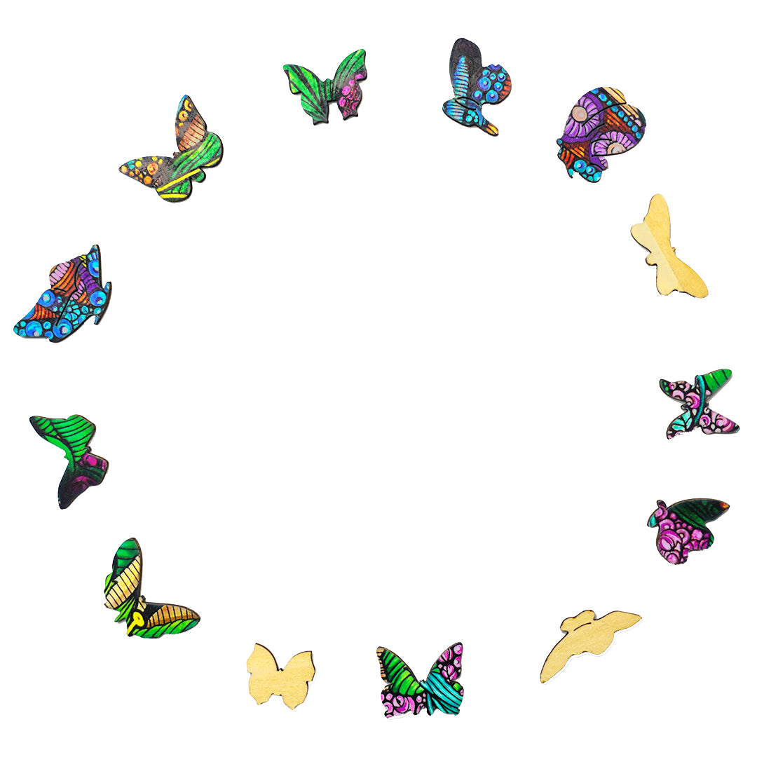 Beautiful Butterfly Wooden Jigsaw Puzzle