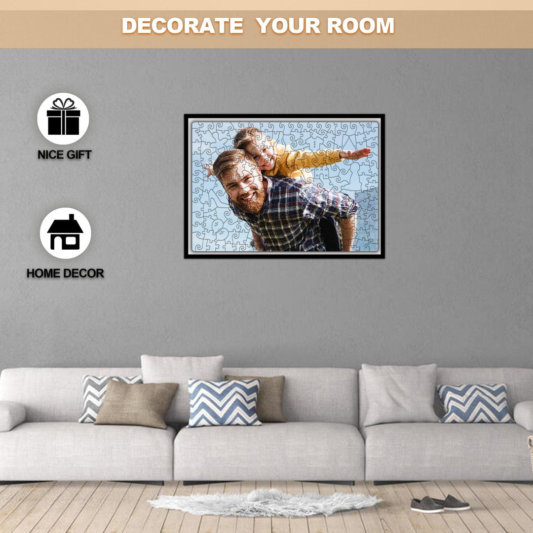 Father's Memory Parent-child Personalized Photo Puzzles