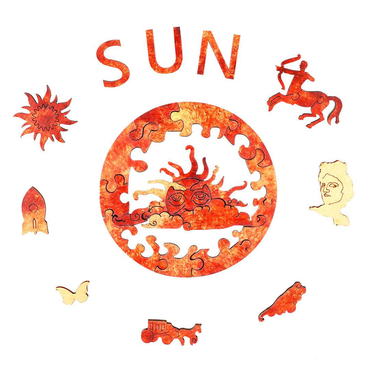 The Sun Wooden Jigsaw Puzzle