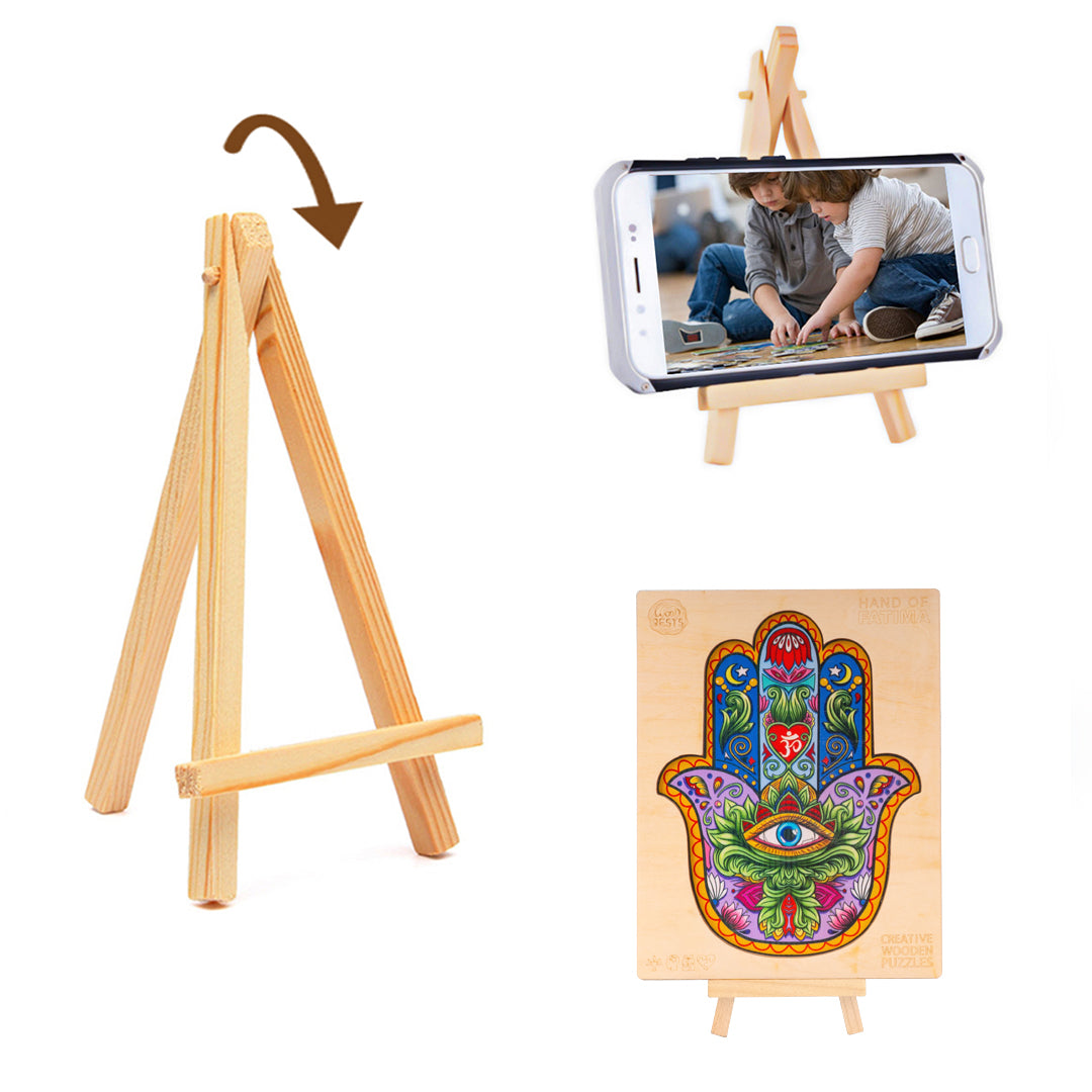 Hand Of Fatima Wooden Jigsaw Puzzle
