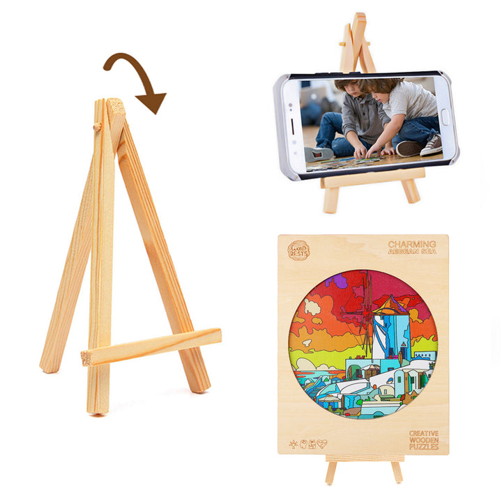 Charming Aegean Sea Wooden Jigsaw Puzzle