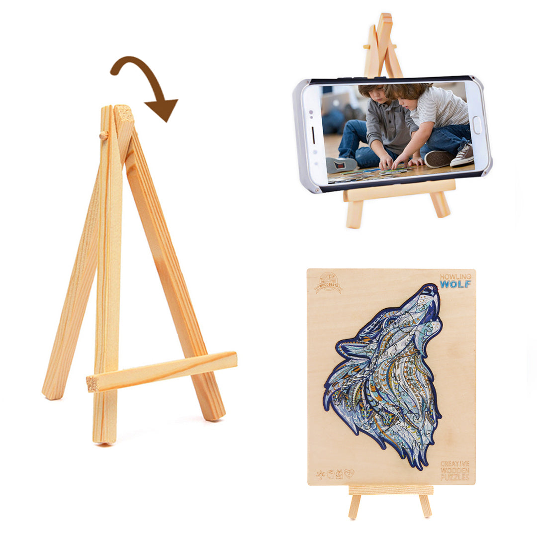 Howling Wolf Wooden Jigsaw Puzzle