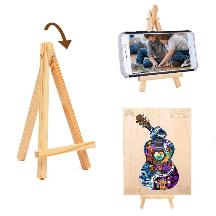 Silent Guitar Wooden Jigsaw Puzzle
