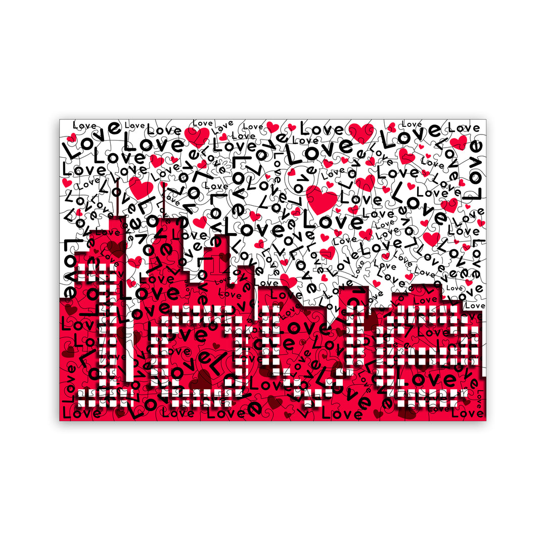 Love Challenge Wooden Jigsaw Puzzle