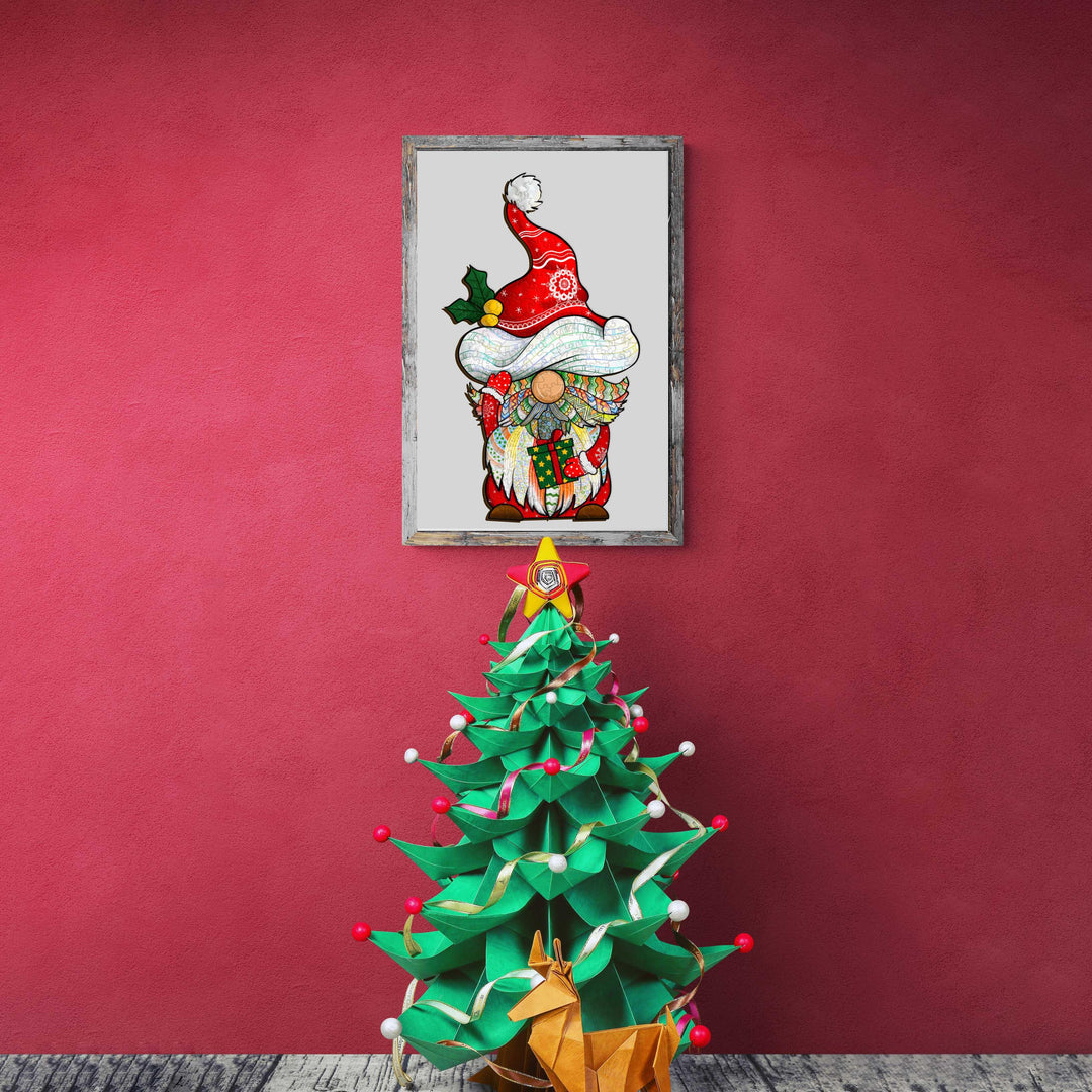 Christmas Goblin Wooden Jigsaw Puzzle