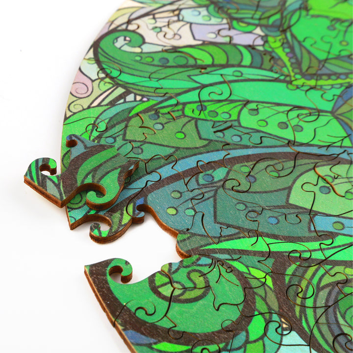 Lotus Flower Wooden Jigsaw Puzzle