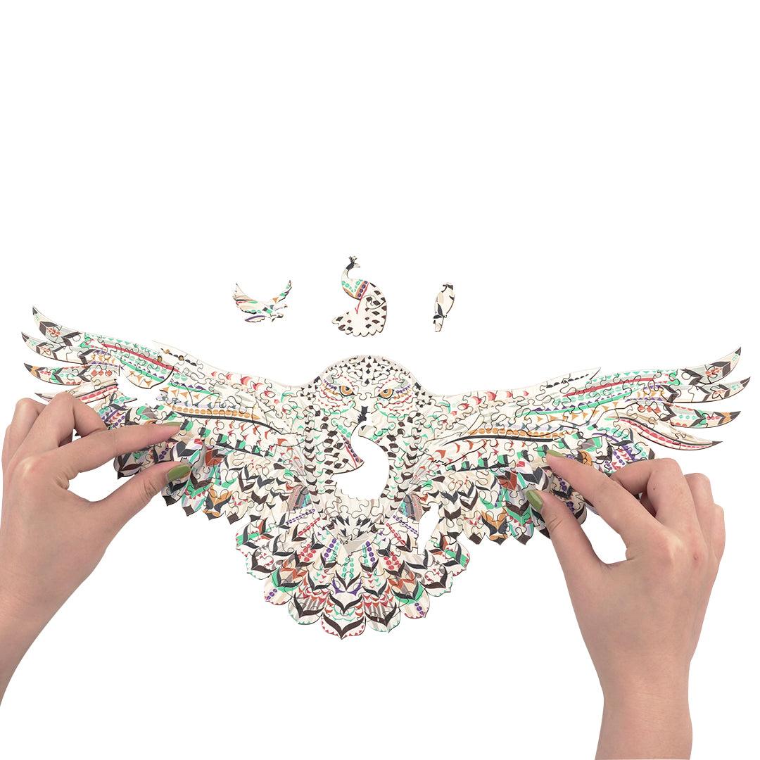 Snowy Owl Wooden Jigsaw Puzzle
