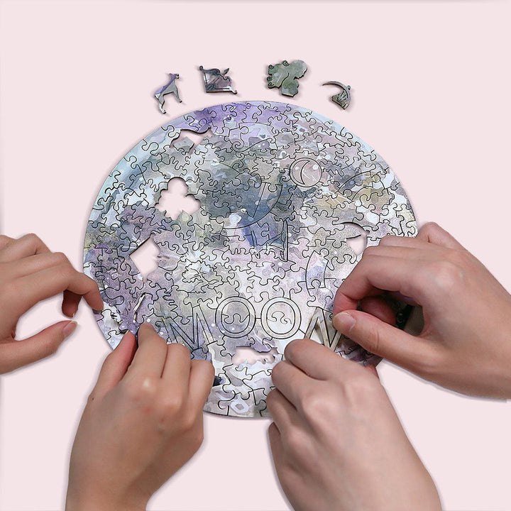 Moon Wooden Jigsaw Puzzle