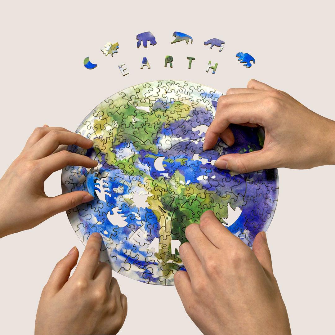 Earth Wooden Jigsaw Puzzle