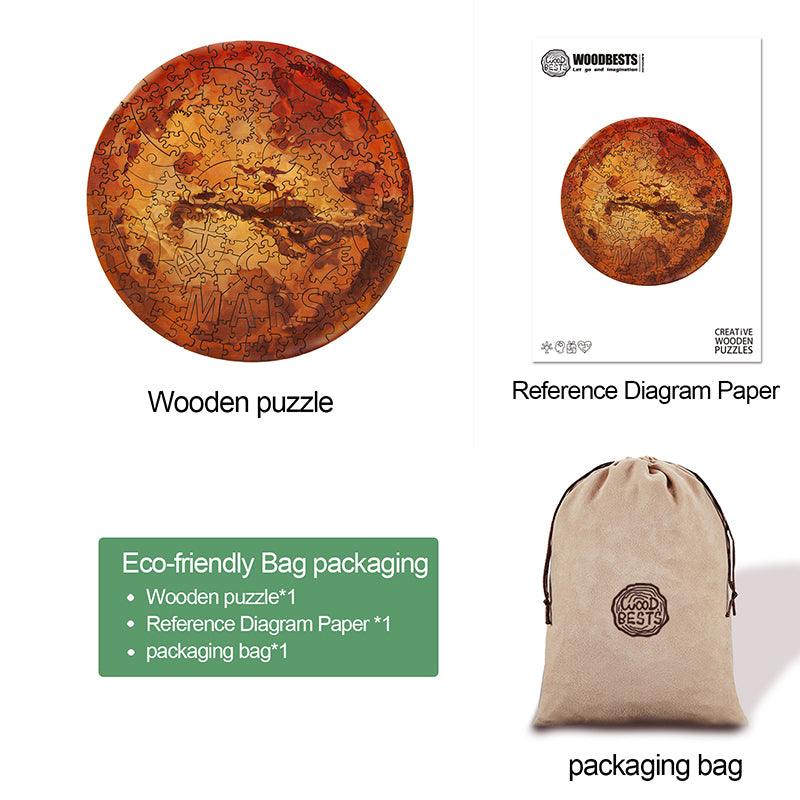 Mars Wooden Jigsaw Puzzle