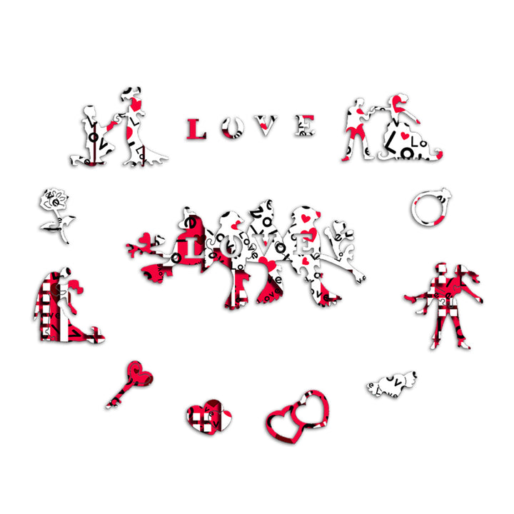 Love Challenge Wooden Jigsaw Puzzle