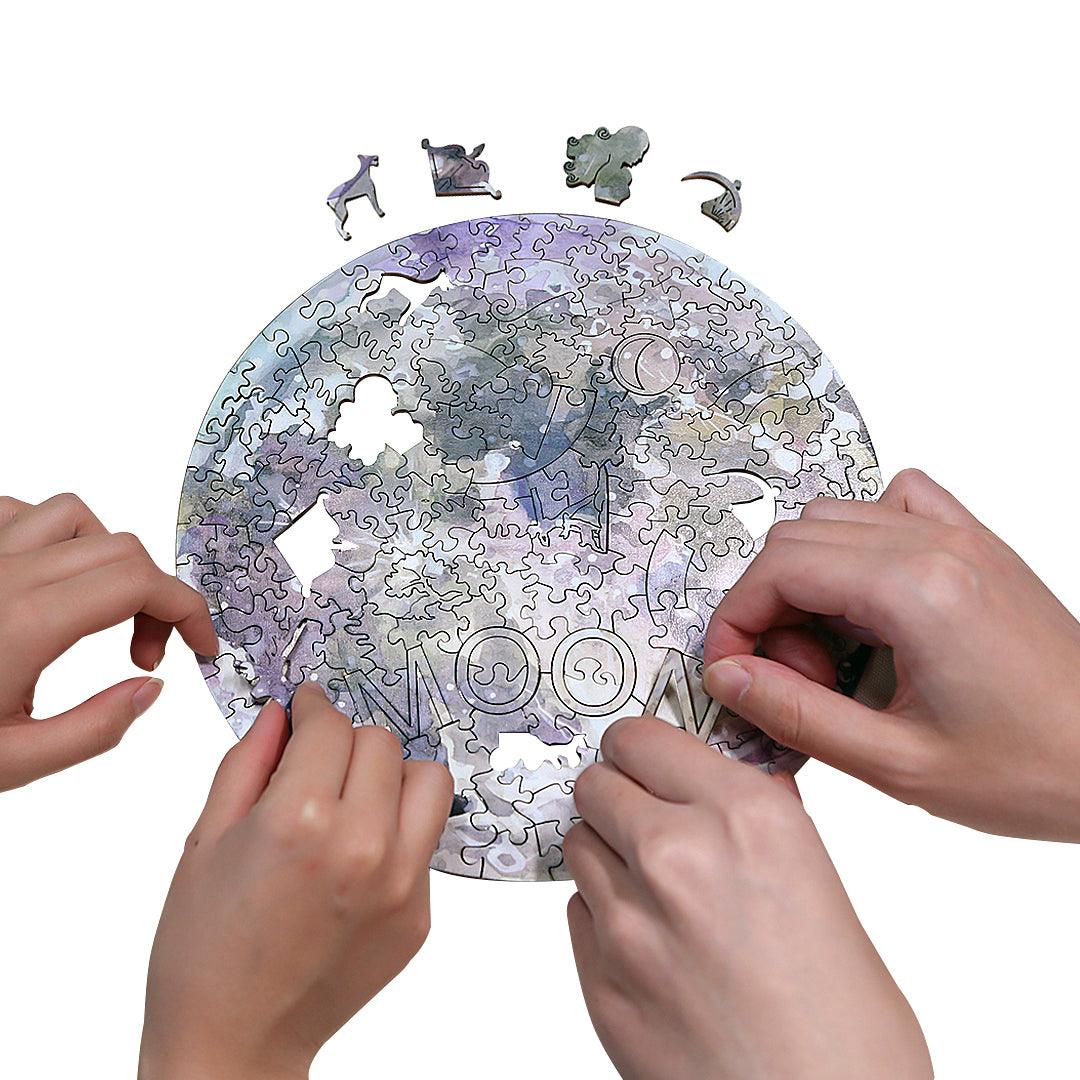 Moon Wooden Jigsaw Puzzle