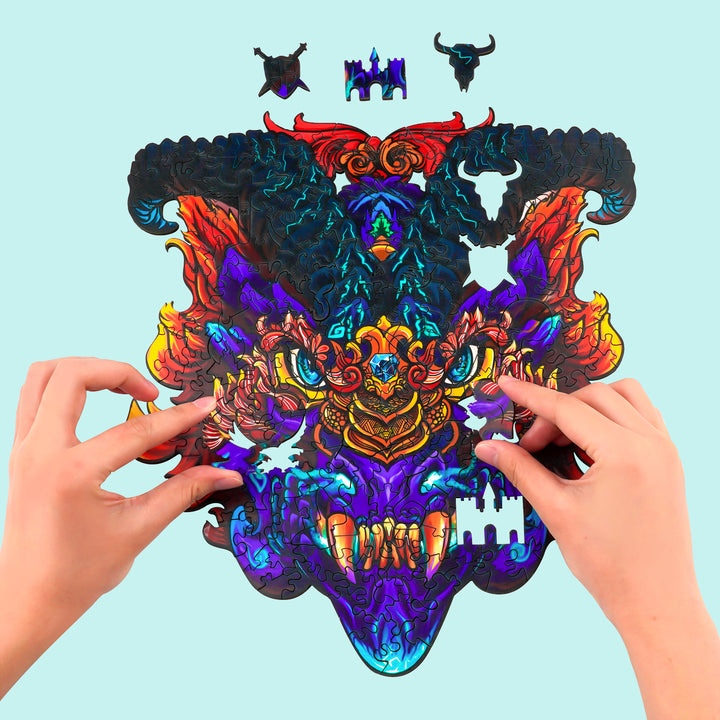 Magic Dragon Wooden Jigsaw Puzzle