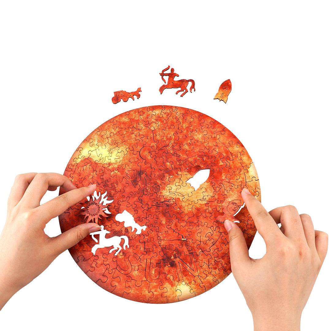 The Sun Wooden Jigsaw Puzzle