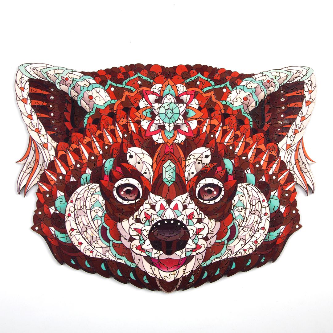 Clever Raccoon Wooden Jigsaw Puzzle