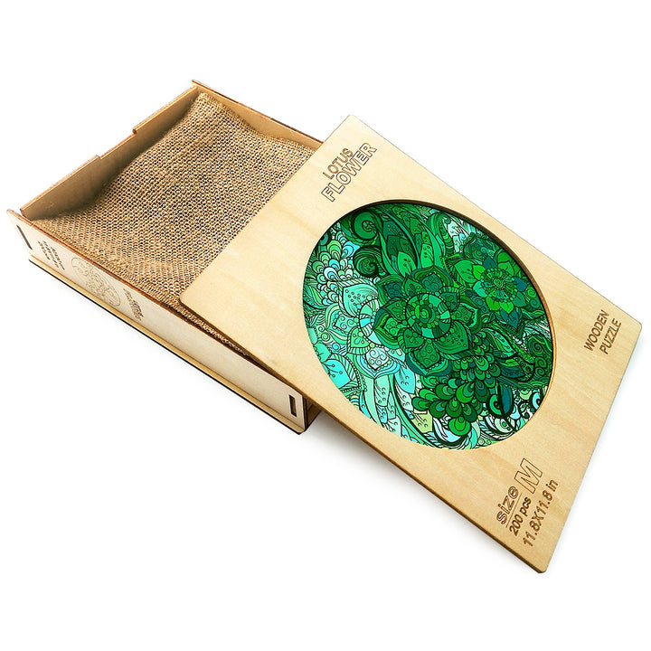 Lotus Flower Wooden Jigsaw Puzzle