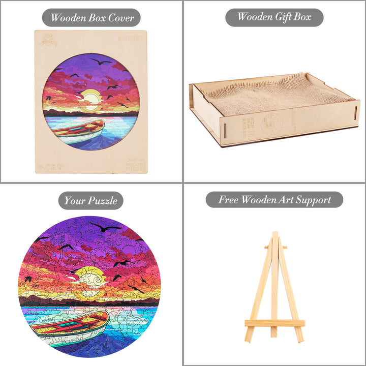 Sunset Wooden Jigsaw Puzzle