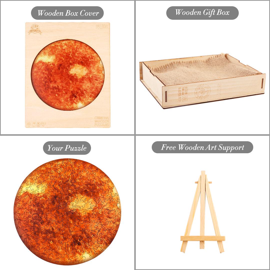The Sun Wooden Jigsaw Puzzle